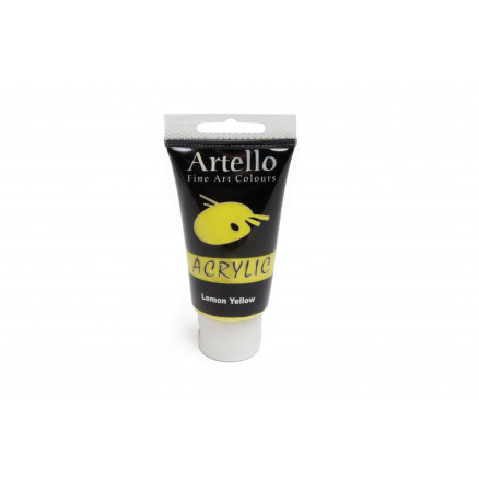 Artello Akrylmaling/Kunstnerfarve Lemon gul 75ml thumbnail