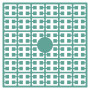 Pixelhobby Midi Perler 401 Mintgrøn 2x2mm - 140 pixels
