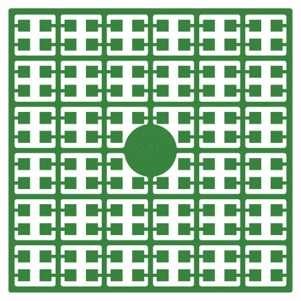 Pixelhobby Midi Perler 245 Grøn 2x2mm - 144 pixels