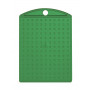 Pixelhobby Nøglering/Medallion Transparent Grøn 3x4cm - 1 stk