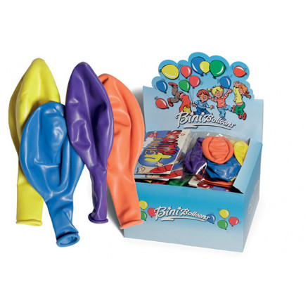 Bini Balloons Balloner Gigant Ass. farver Ø42cm - 4 stk thumbnail