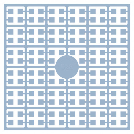Pixelhobby Midi Perler 528 Blå Grå 2x2mm - 144 pixels