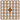 Pixelhobby Midi Perler 513 Mørk Gyldenbrun 2x2mm - 140 pixels