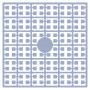 Pixelhobby Midi Perler 465 Meget lys Støvet Blå 2x2mm - 140 pixels
