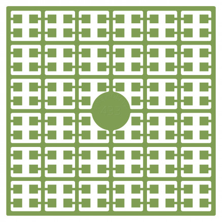 Pixelhobby Midi Perler 433 Lys Jagtgrøn 2x2mm - 144 pixels thumbnail