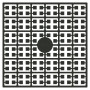 Pixelhobby Midi Perler 408 Ekstra mørk Gråbrun 2x2mm - 140 pixels