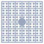 Pixelhobby Midi Perler 363 Lys Støvet Blå 2x2mm - 140 pixels