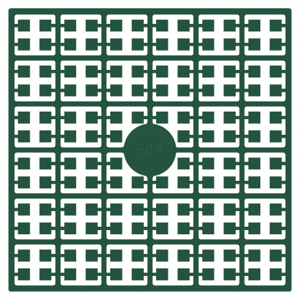 Pixelhobby Midi Perler 347 Lys Smaragdgrøn 2x2mm - 140 pixels