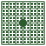 Pixelhobby Midi Perler 341 Mørk Papegøje Grøn 2x2mm - 140 pixels