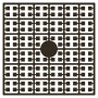 Pixelhobby Midi Perler 323 Ekstra mørk Beige Brun 2x2mm - 140 pixels