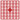 Pixelhobby Midi Perler 306 Ekstra mørk Koralrød 2x2mm - 140 pixels
