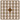 Pixelhobby Midi Perler 284 Mørk Topaz 2x2mm - 140 pixels