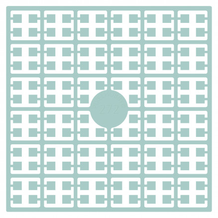 Pixelhobby Midi Perler 272 Meget lys Turkisblå 2x2mm - 140 pixels