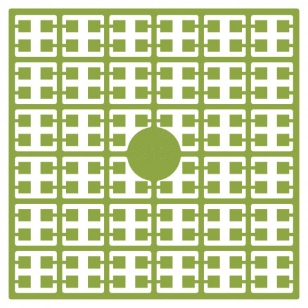 Pixelhobby Midi Perler 215 Mos Grøn 2x2mm - 140 pixels