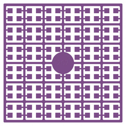 Pixelhobby Midi Perler 207 Mørk Violet 2x2mm - 140 pixels