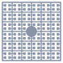 Pixelhobby Midi Perler 141 Lys Stålgrå 2x2mm - 140 pixels
