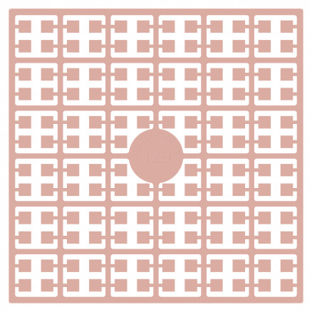 Pixelhobby Midi Perler 129 Lys Pink 2x2mm - 140 pixels