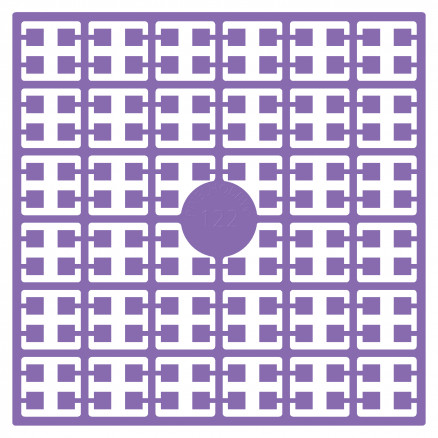 Pixelhobby Midi Perler 122 Mørk Lavendel 2x2mm - 140 pixels