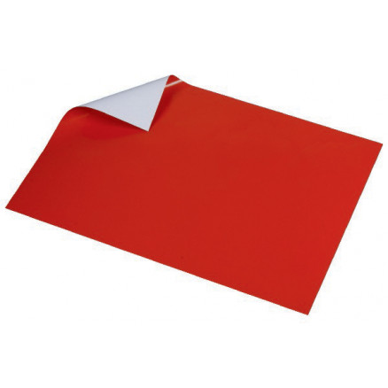 Glanspapir Rød 50x35cm 80g - 5 ark thumbnail
