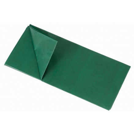 Silkepapir Mørkegrøn 50x70cm - 5 ark