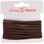 Infinity Hearts Snor Alcantara 2mm 06 Mørkebrun - 5m