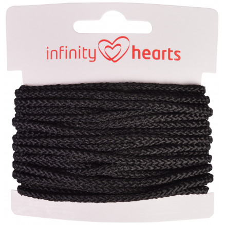 Infinity Hearts Anoraksnor Polyester 3mm 10 Sort - 5m