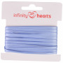Infinity Hearts Satinbånd Dobbeltsidet 3mm 333 Lyseblå - 5m