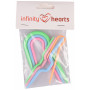 Infinity Hearts Snoningspinde / Hjælpepinde Plastik 3-6mm Ass. farver - 7 stk