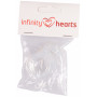 Infinity Hearts Suttekæde Adapter Transparent 5x3cm - 5 stk