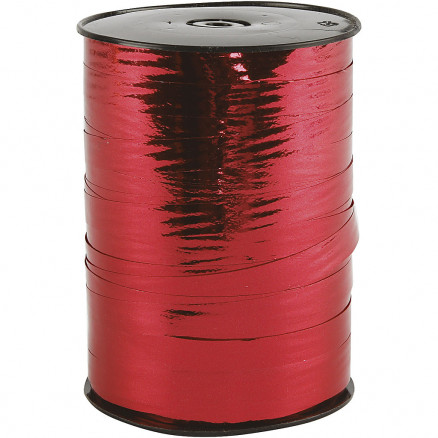 Gavebånd, B: 10 mm, metal rød, 250m thumbnail