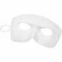 Maske, hvid, H: 12 cm, B: 17 cm, 12 stk./ 1 pk.