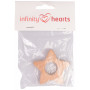 Infinity Hearts Træring Stjerne 5,5x5,5cm