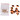 Infinity Hearts Sikkerhedsøjne/Amigurumi øjne Orange 25mm - 5 sæt - 2. sortering