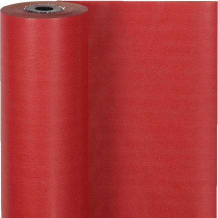 Gavepapir, rød, B: 50 cm, 60 g, 100 m/ 1 rl.