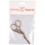 Infinity Hearts Broderisaks Stork Antik bronze 9,3cm - 1 stk
