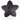 Infinity Hearts Seleclips Silikone Stjerne Sort 5x5cm - 1 stk