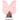 Infinity Hearts Seleclips Silikone Sommerfugl Lyserød 3,5x3,8cm - 1 stk