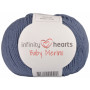 Infinity Hearts Baby Merino Garn Unicolor 09 Marineblå
