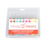 Infinity Hearts Rainbow Hæklenålesæt 13,7cm 2-6mm 9 størrelser