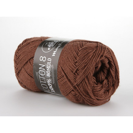 Mayflower Cotton 8/4 Garn Unicolor 1437 Rødbrun thumbnail
