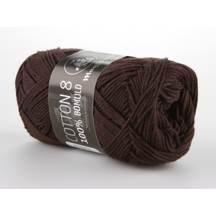Mayflower Cotton 8/4 Garn Unicolor 1436 Mørkebrun thumbnail