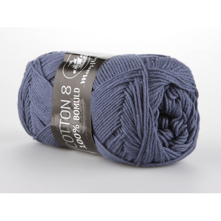 Mayflower Cotton 8/4 Garn Unicolor 1421 Jeansblå thumbnail