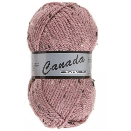 Lammy Canada Garn Mix 485 Rosa/Natur/Brun thumbnail