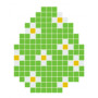 Påskeæg Grøn Pixelhobby - Påske Perlemønster