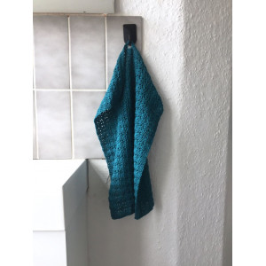 Gæstehåndklæde af Rito Krea - Håndklæde Hækleopskrift 34x42 cm