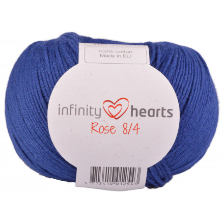Infinity Hearts Rose 8/4 Garn Unicolor 109 Kongeblå thumbnail
