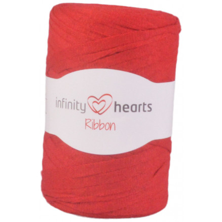 Infinity Hearts Ribbon Stofgarn 29 Rød