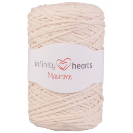 Infinity Hearts Macrome Garn 03 Natur thumbnail