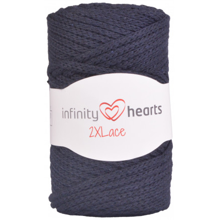 Infinity Hearts 2XLace Garn 19 Marineblå thumbnail