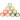 Infinity Hearts Rose 8/4 Garnpakke 26 Orange og Grøn nuancer - 10 stk